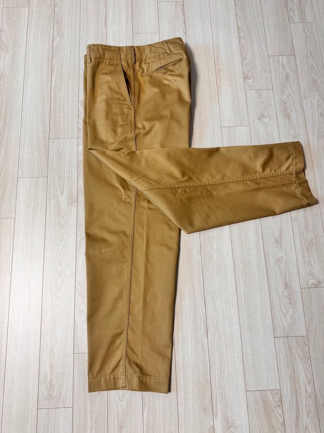 나나미카 와이드 치노 34 카키베이지 상품이미지6