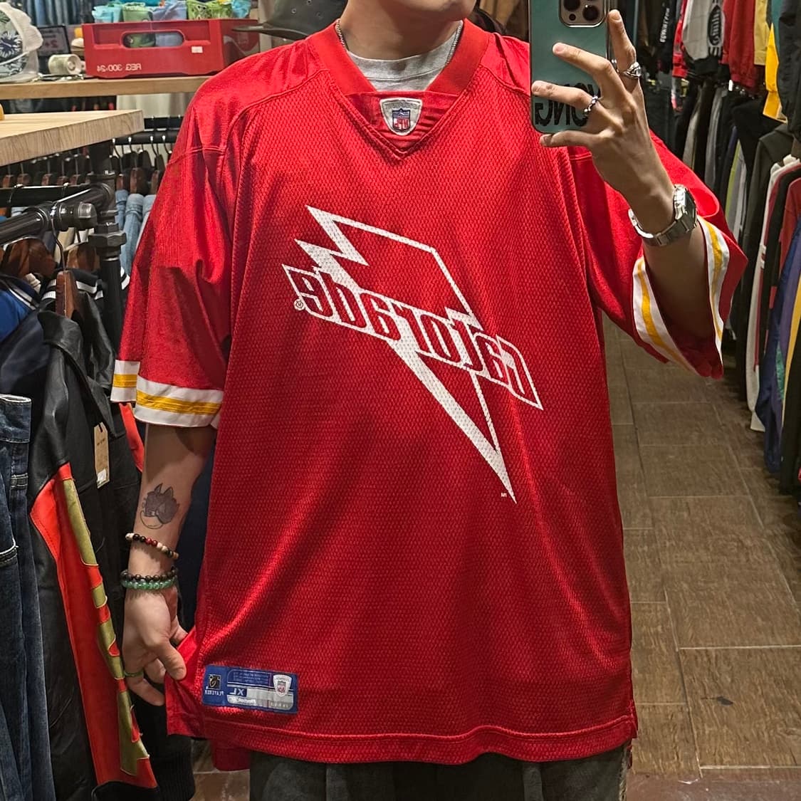 [HI] NFL 리복 반팔져지 레드 상품이미지1