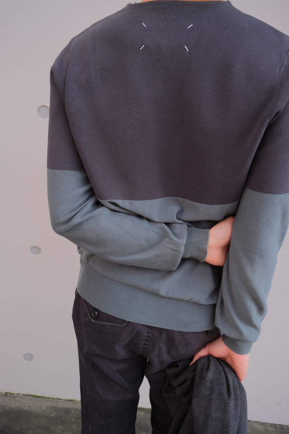 2014aw Knit & purl docking knit 상품이미지5