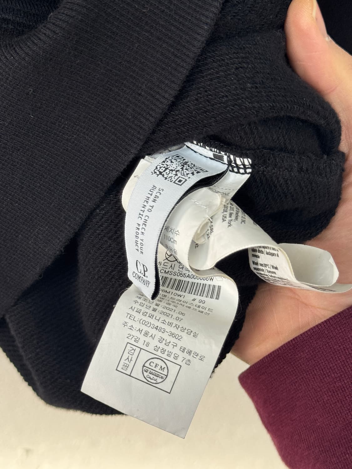 Cp컴퍼니 포켓 맨투맨(T17) 상품이미지6