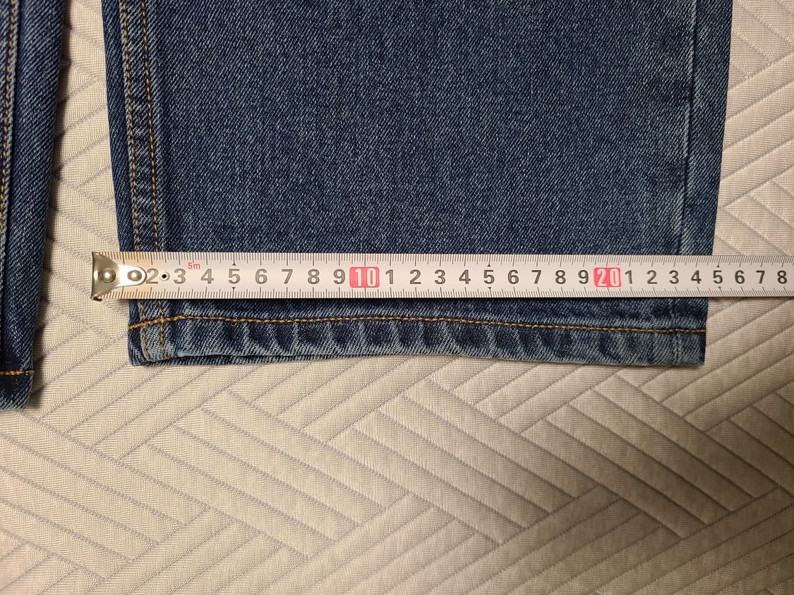 커버낫 레귤러핏 데님 팬츠 XXL 사이즈 상품이미지5