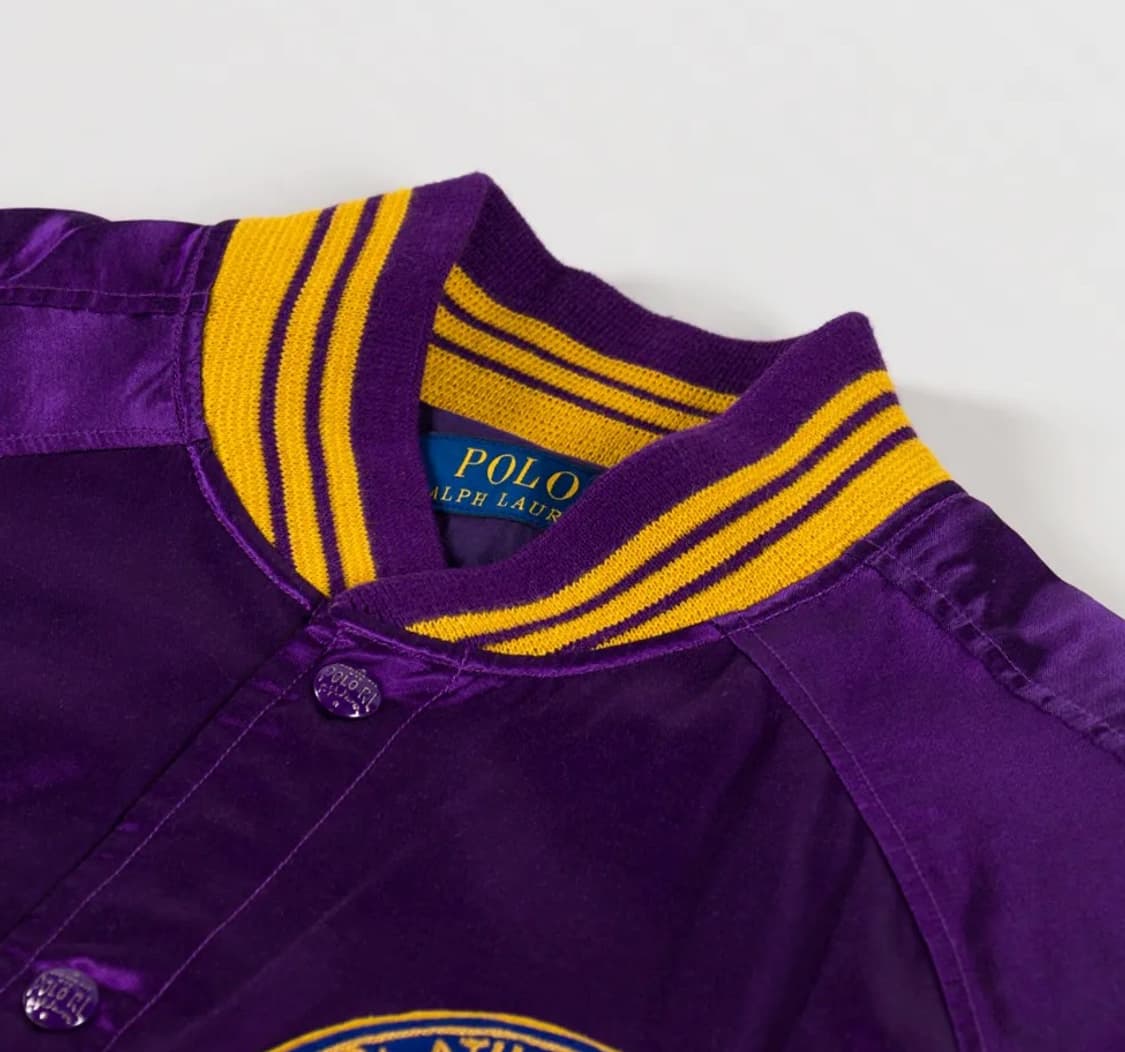 (M) 폴로 사틴 바시티 자켓 상품이미지6