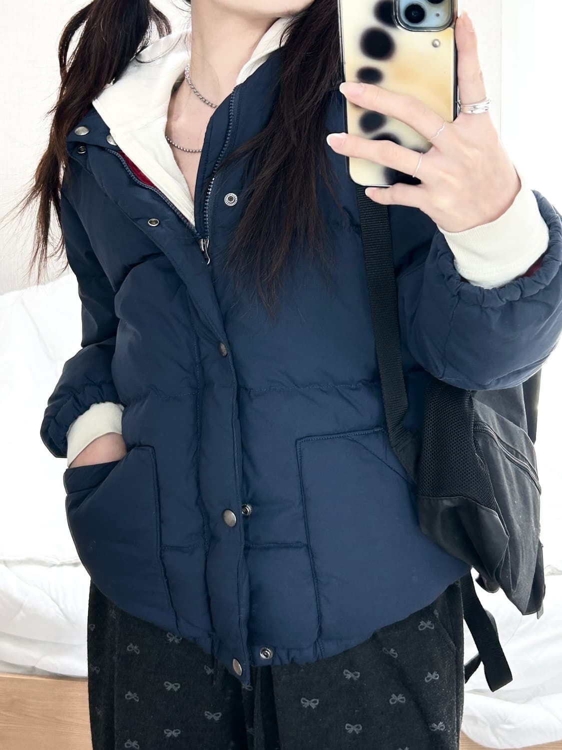 폴로 미니포니 네이비 덕다운 패딩 상품이미지3