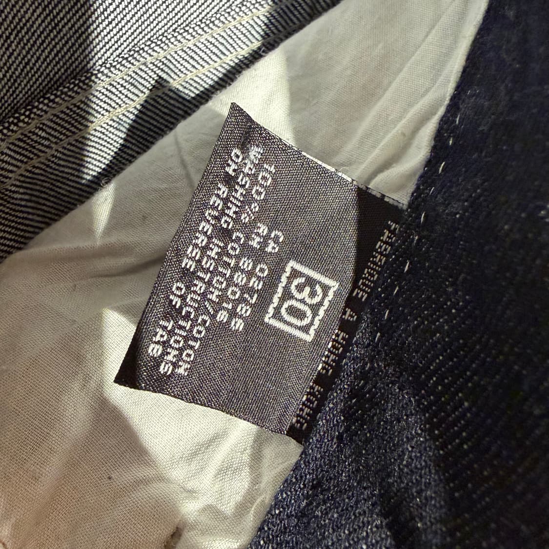 마리떼프랑소와저버 00s 데님 버뮤다 팬츠 30 흑청 반바지 상품이미지6