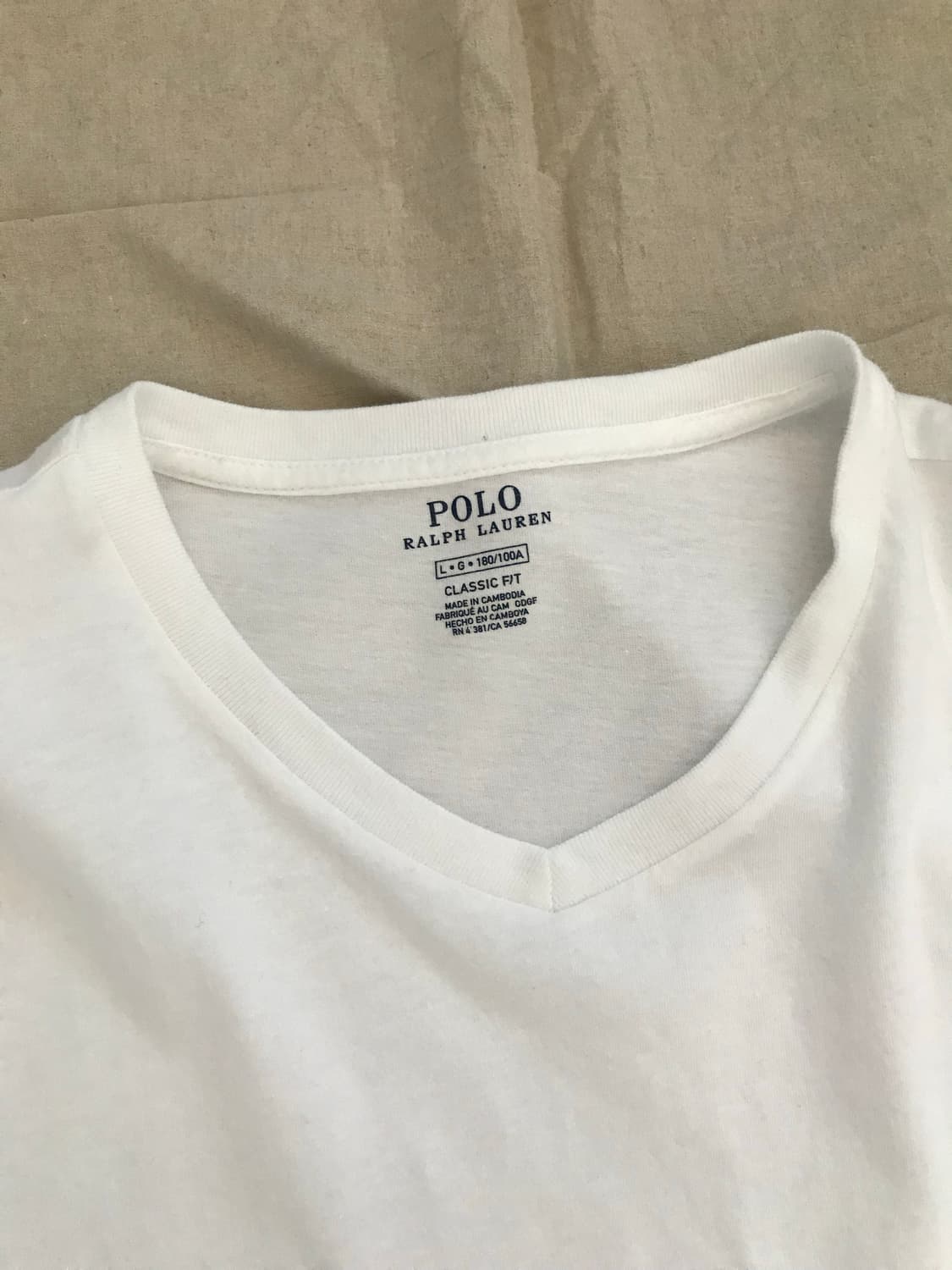 폴로 랄프로렌 포니로고 화이트 롱슬리브티 상품이미지8