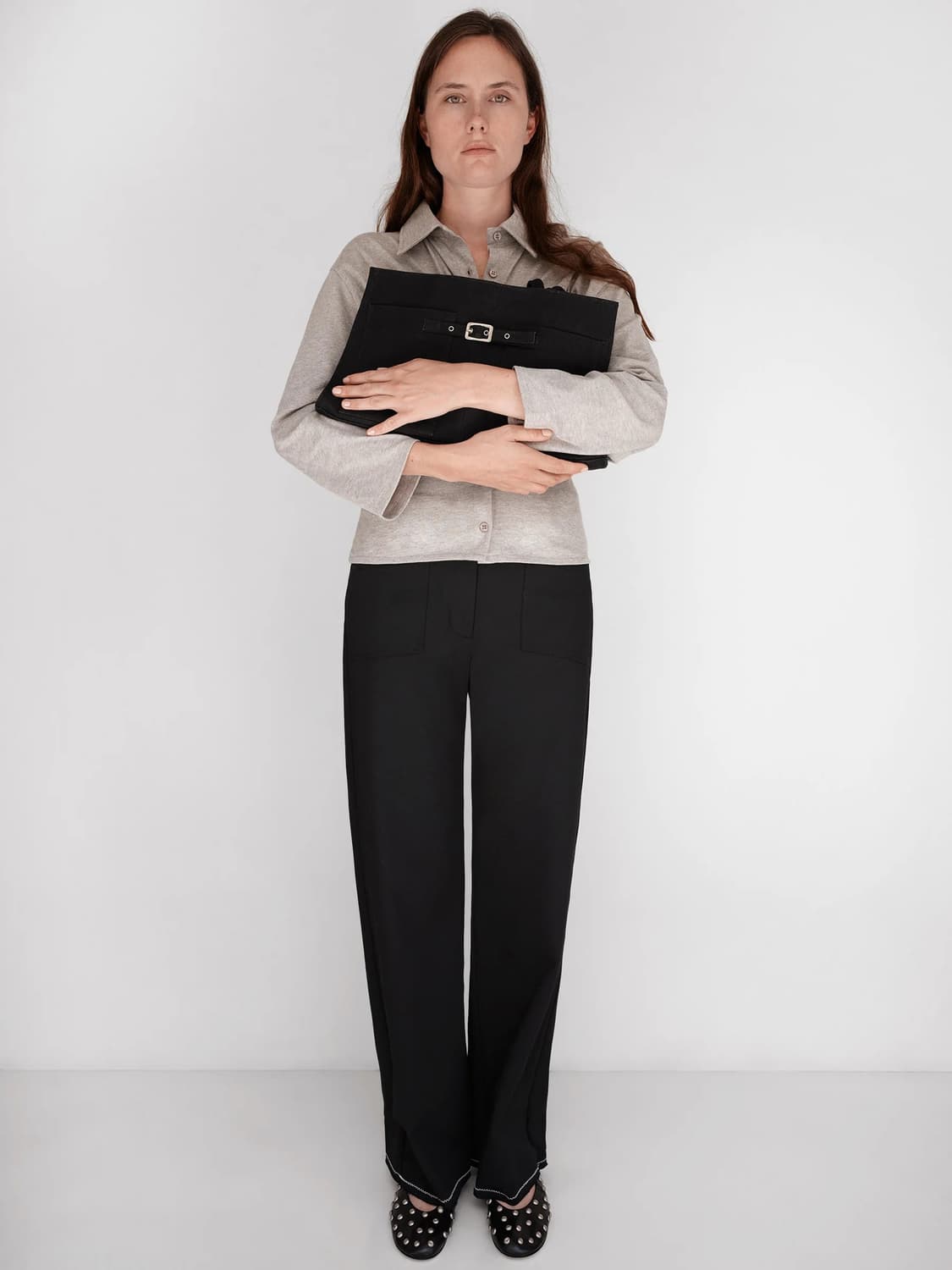 기마구아스 안나마리아 캔버스 백 / 블랙 상품이미지8