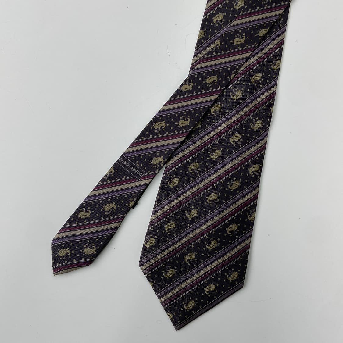 조르지오 알마니 페이즐리 명품 정품넥타이(ARMANI) 상품이미지1
