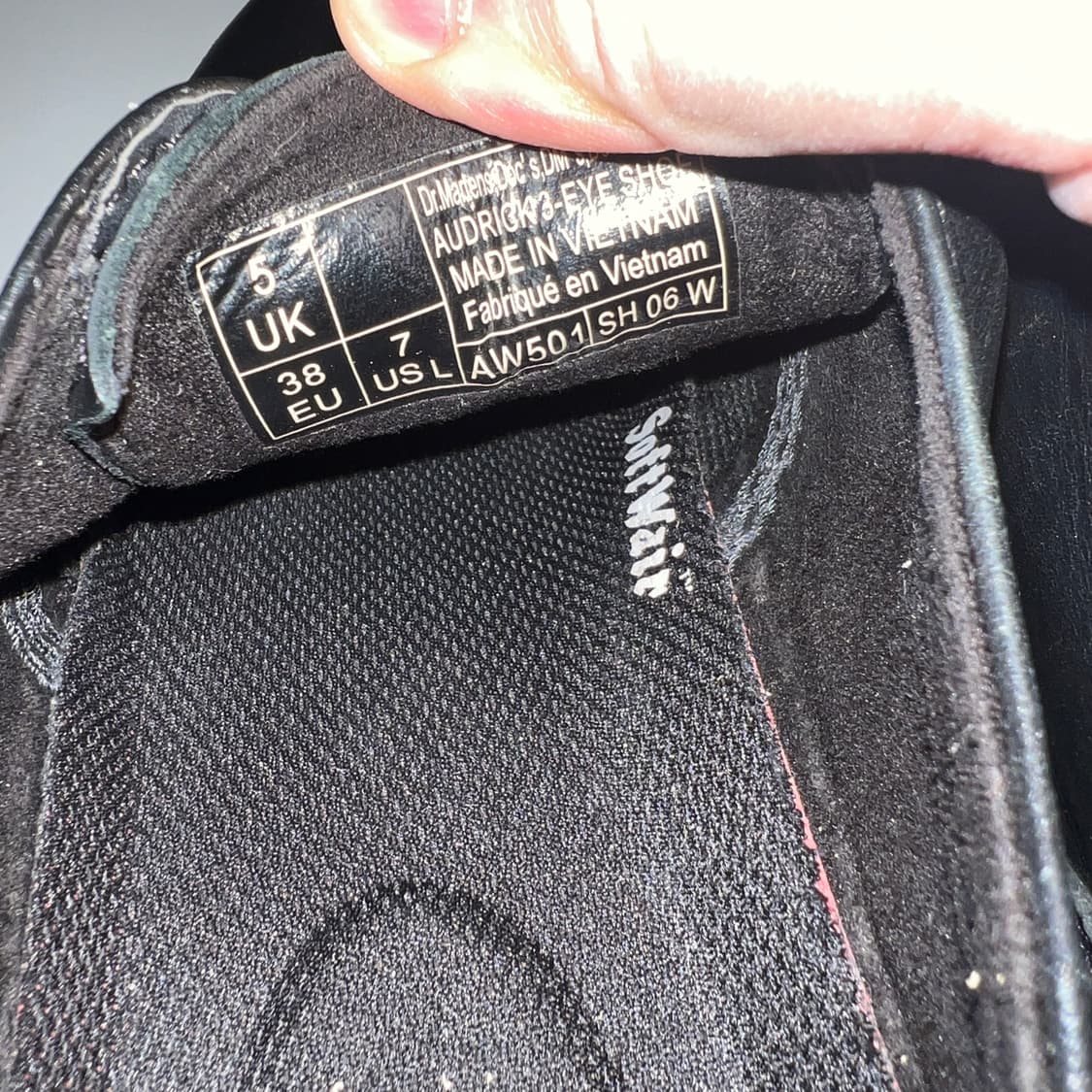 닥터마틴 오드릭 3-아이슈즈 블랙  상품이미지7