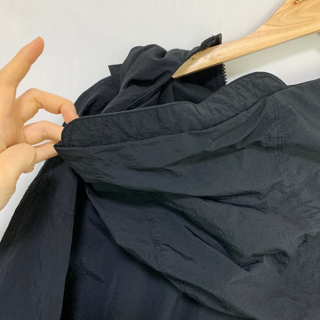 조던 빈티지 블랙 후드 바람막이 재질 아노락 4XL 빅사이즈 상품이미지7