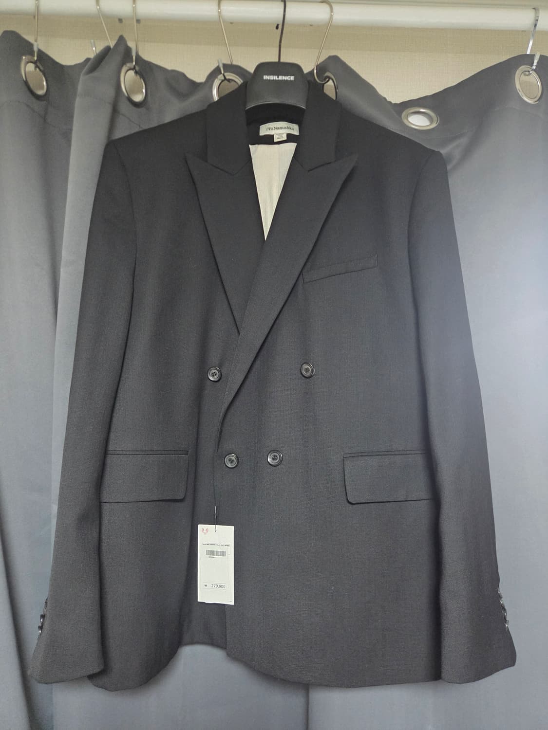 자라 x nanushka 나누시카 더블브레스티드 자켓 상품이미지3