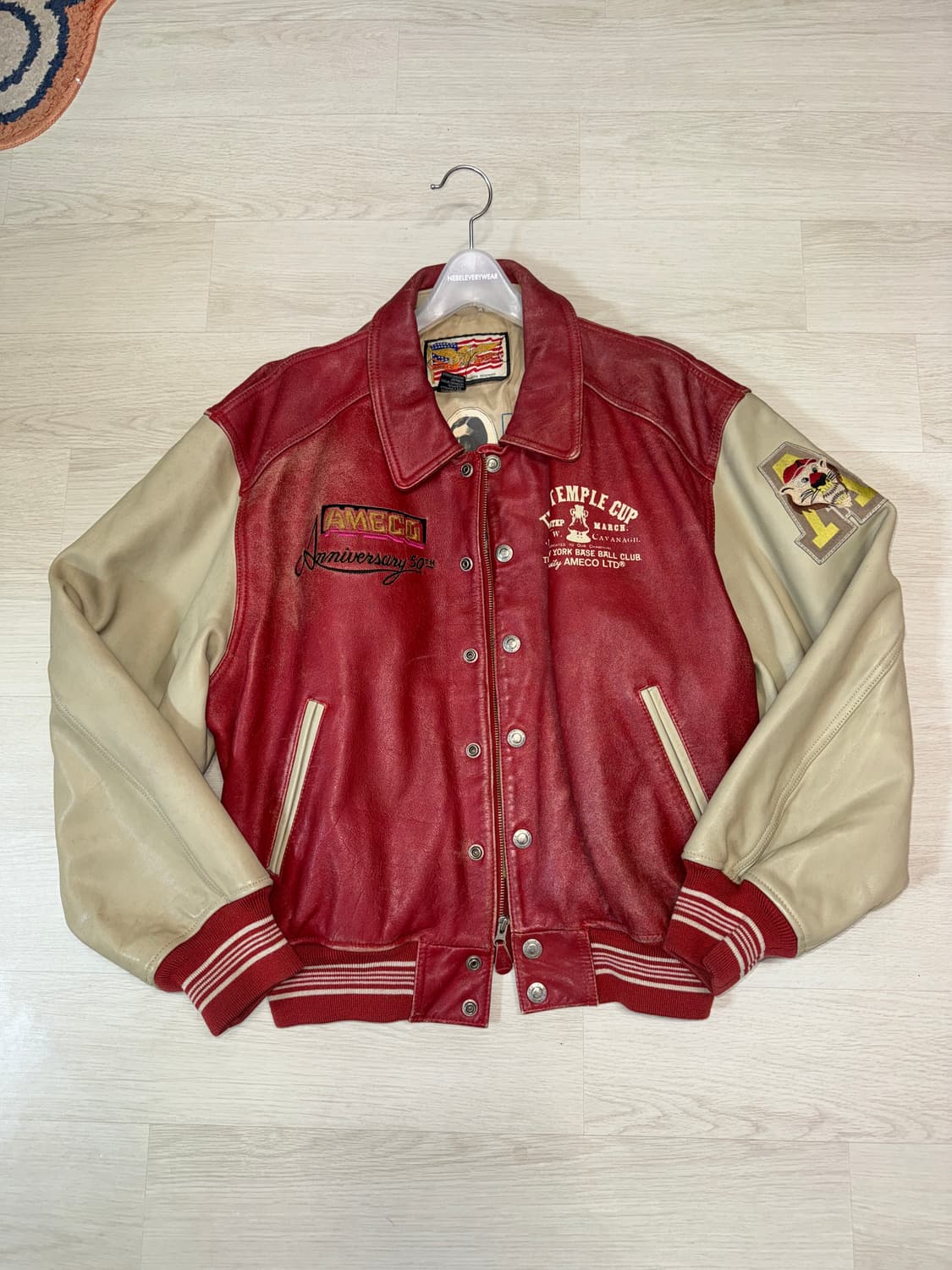 아메코 올드스쿨 클래식 바시티 자켓 상품이미지1