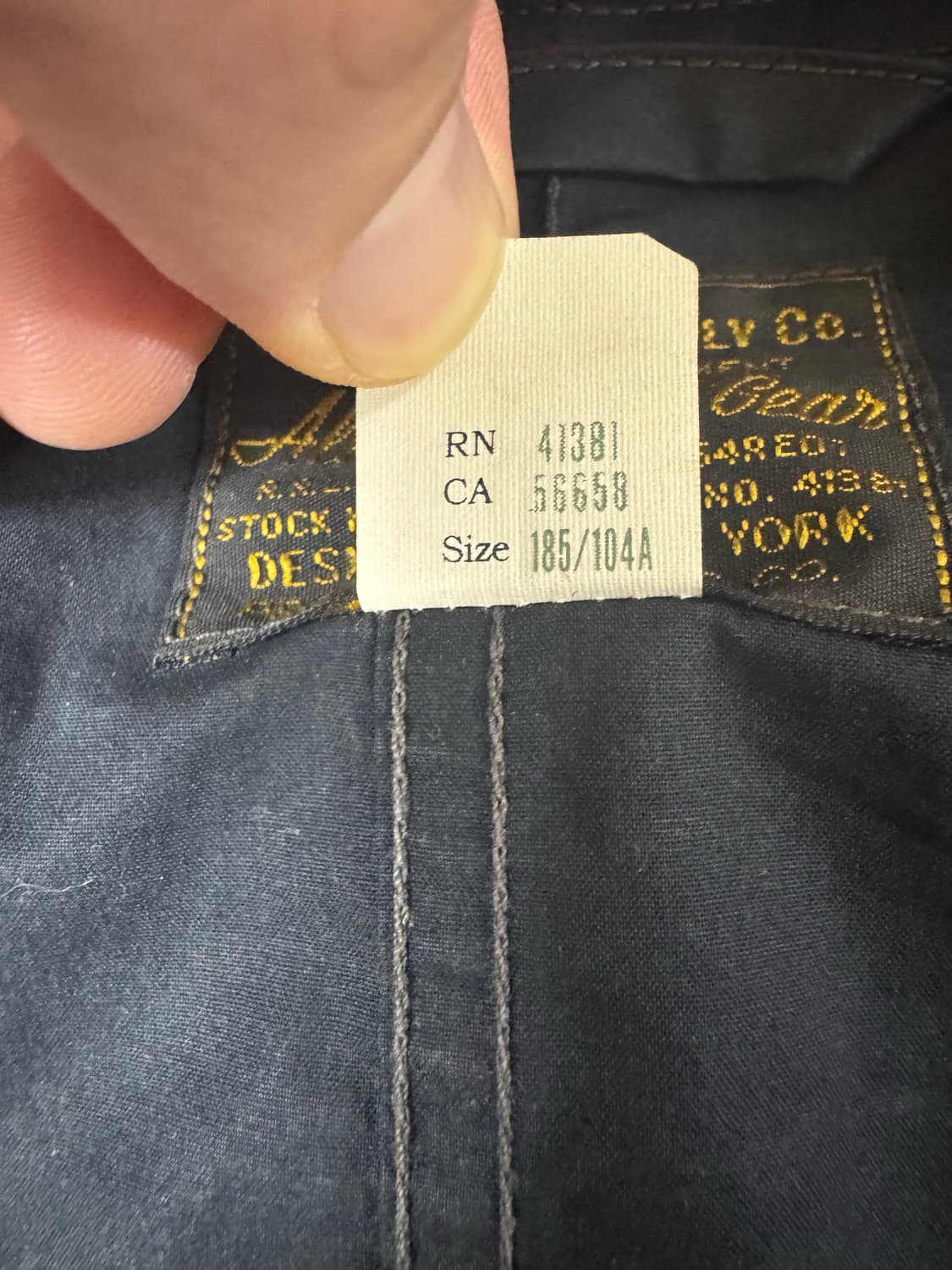 XL 더블알엘 엔포드 왁스 후드 야상 자켓 /피쉬테일 m65 상품이미지3