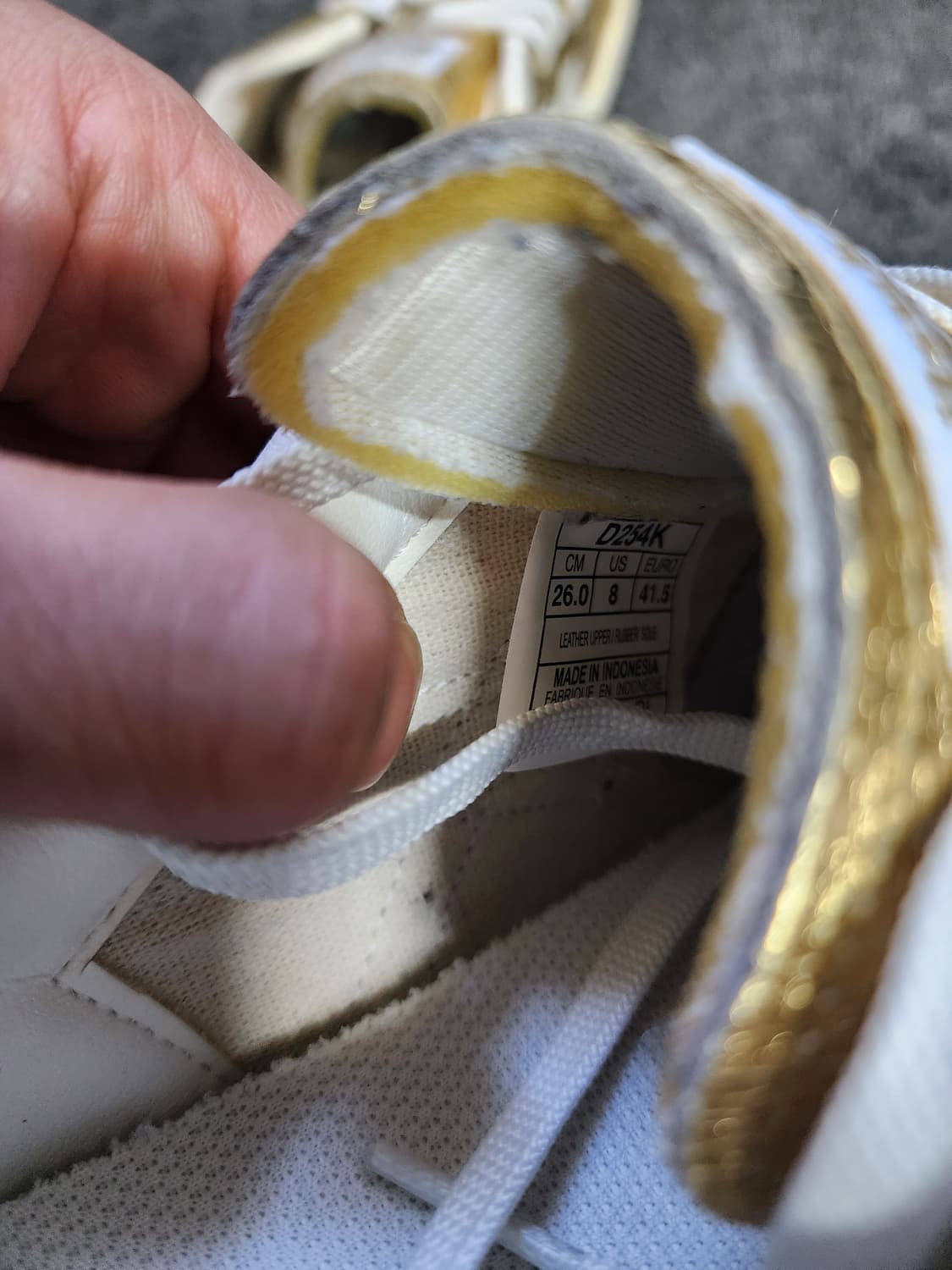 오니츠카타이거 골드 파브레 260사이즈 상품이미지2