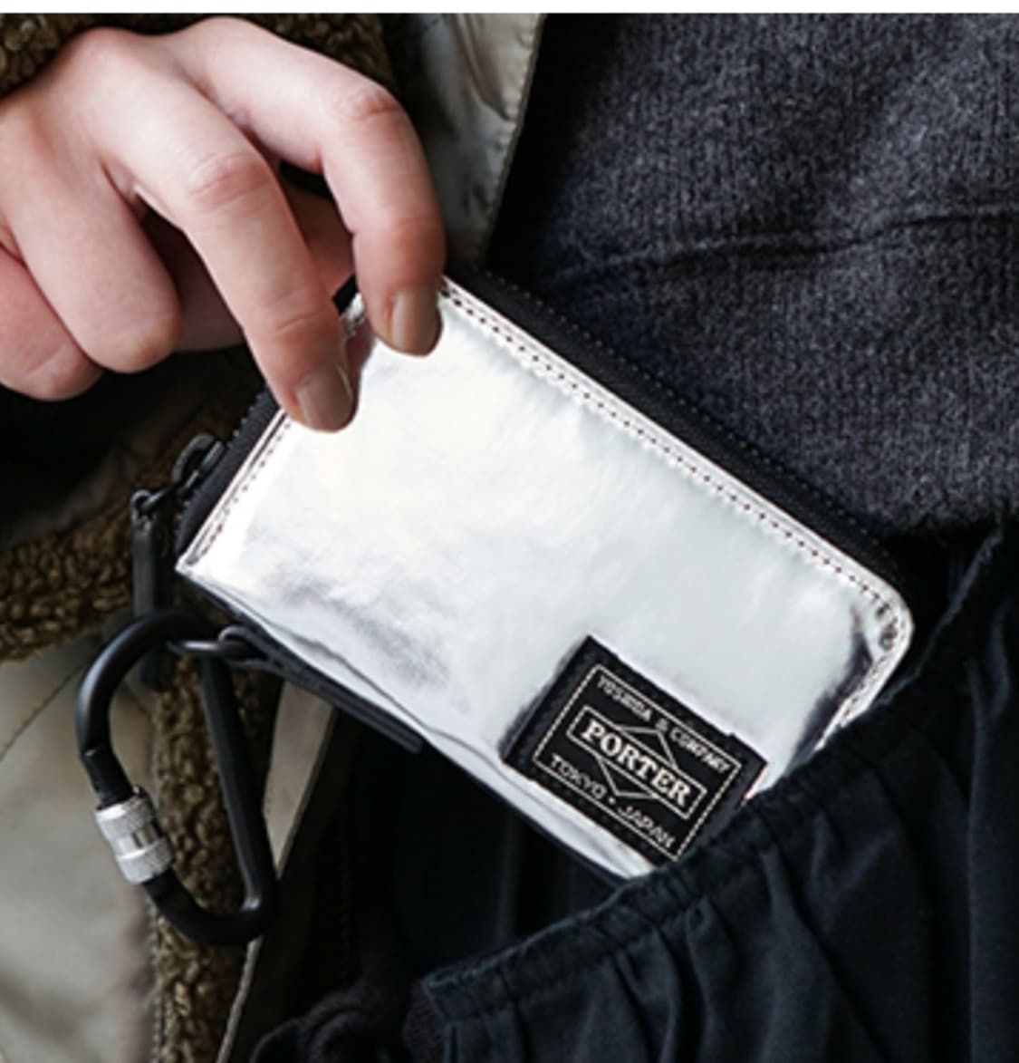 요시다포터 실버 카드지갑 상품이미지4