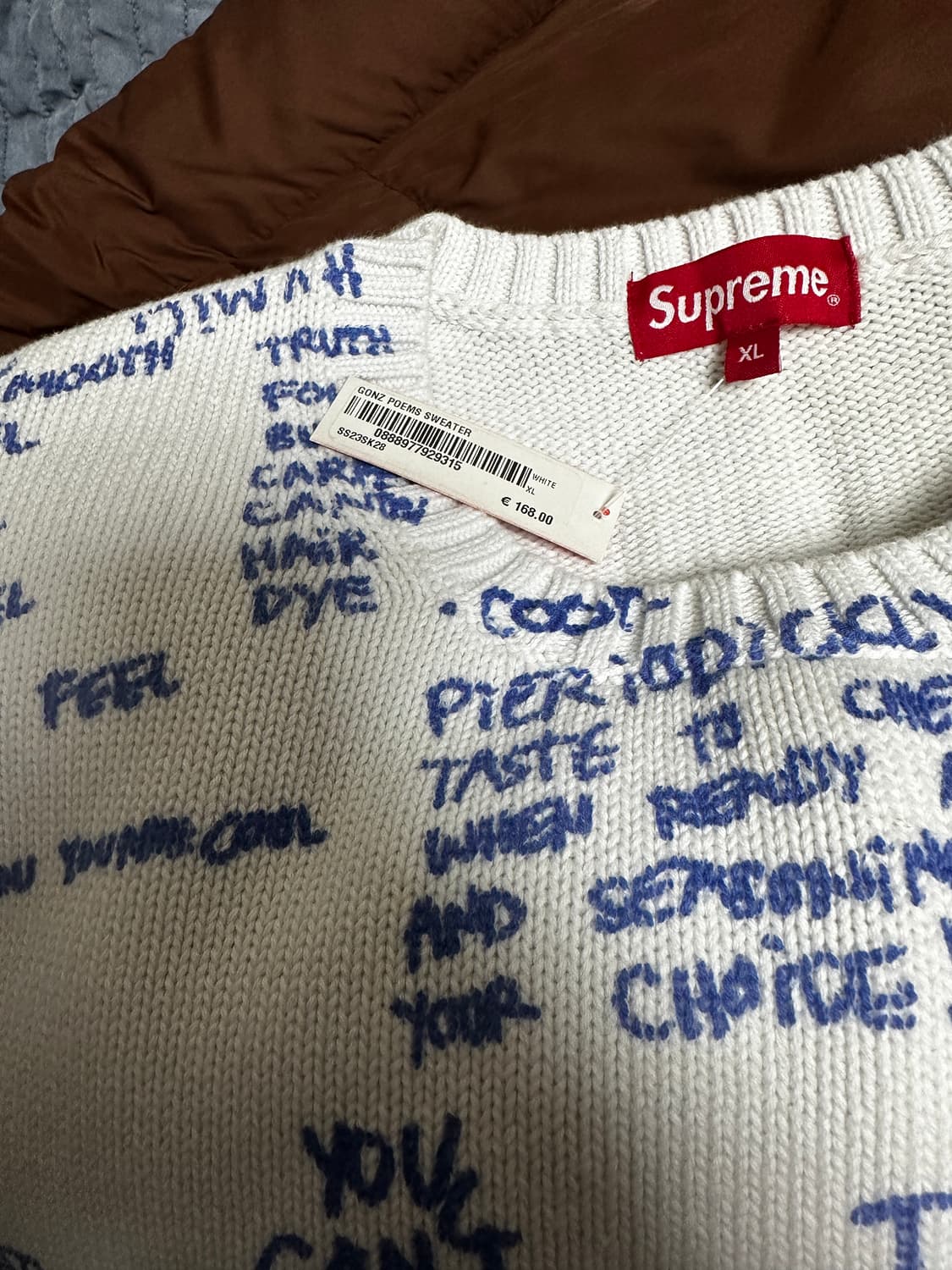 슈프림 곤즈 포엠 니트 상품이미지2