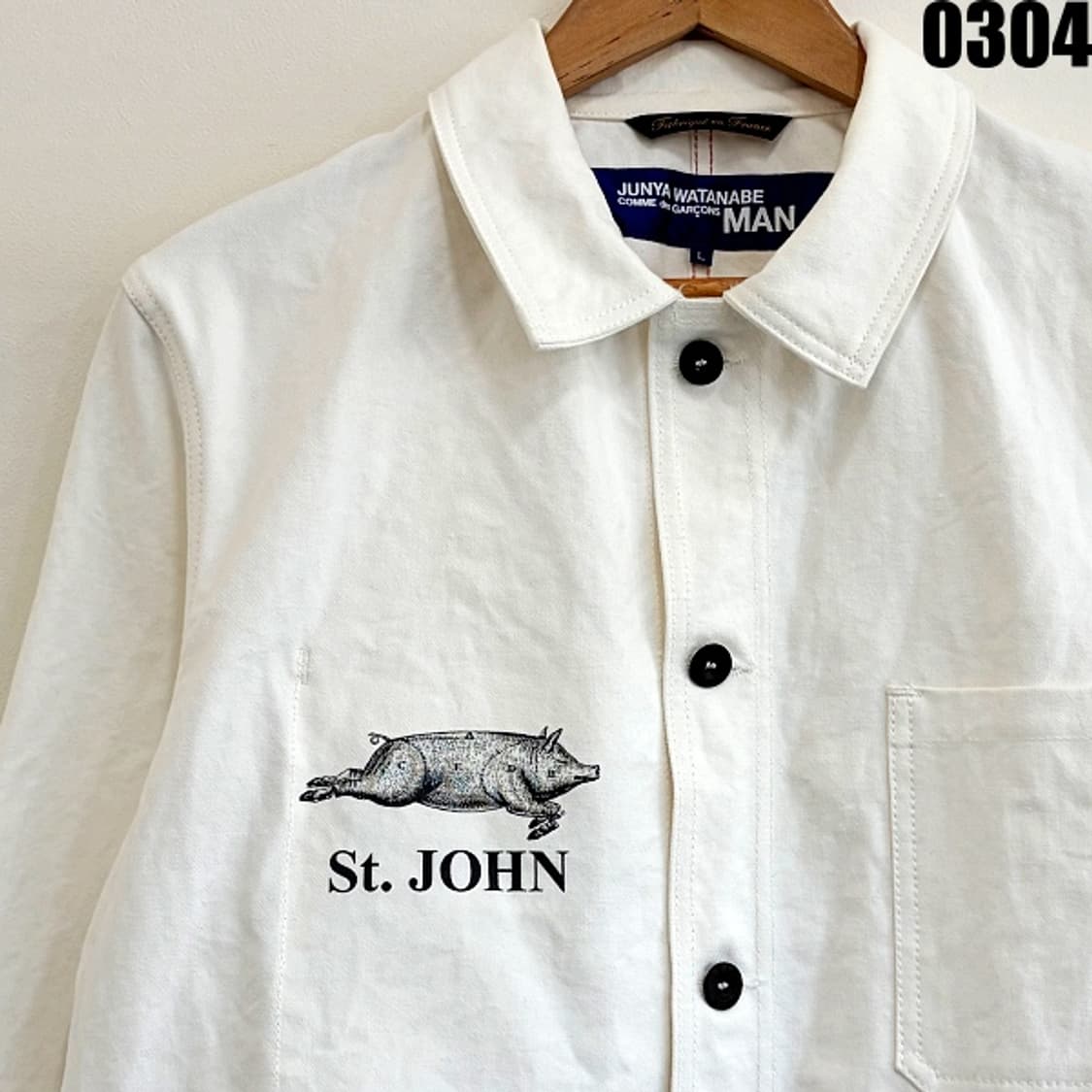 꼼데가르송 준야 와타나베 맨 프렌치 워크 자켓 L 0304 상품이미지3