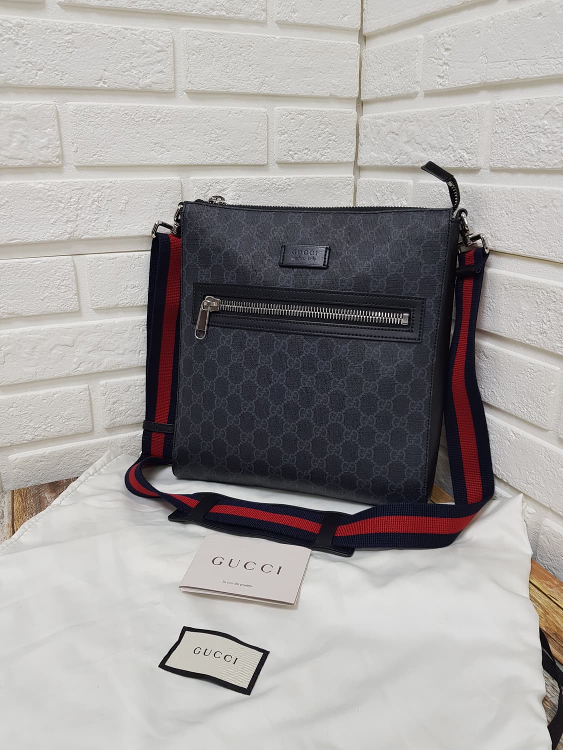 [정품] Gucci 구찌 gg수프림 메신저백 크로스백 상품이미지1