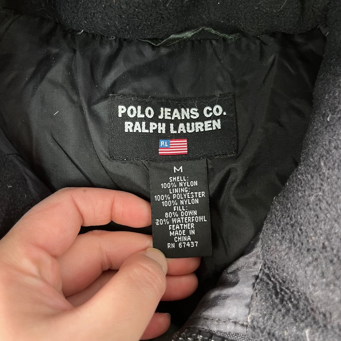 100 폴로랄프로렌 진스 푸퍼 패딩 상품이미지3