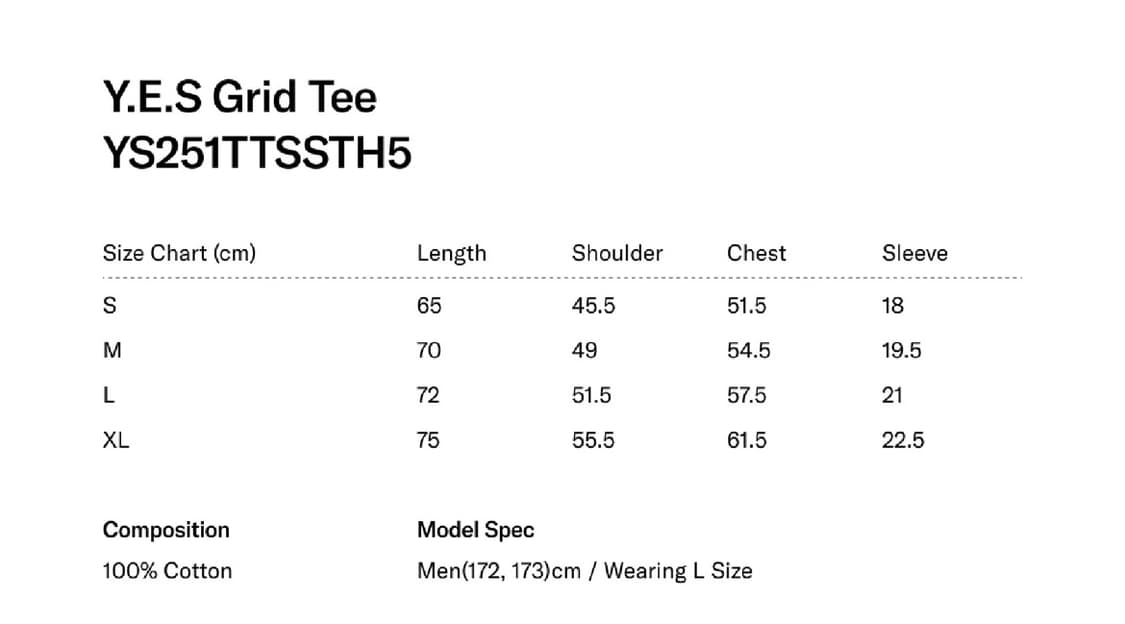 예스아이씨 반팔티 S 상품이미지3