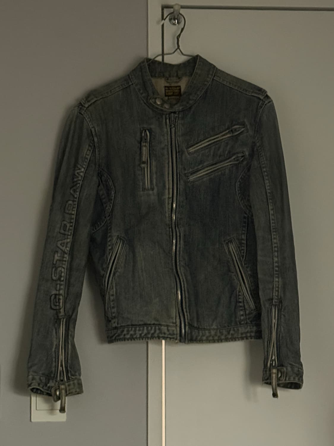 G star Raw데님 바이커 자켓m 상품이미지2
