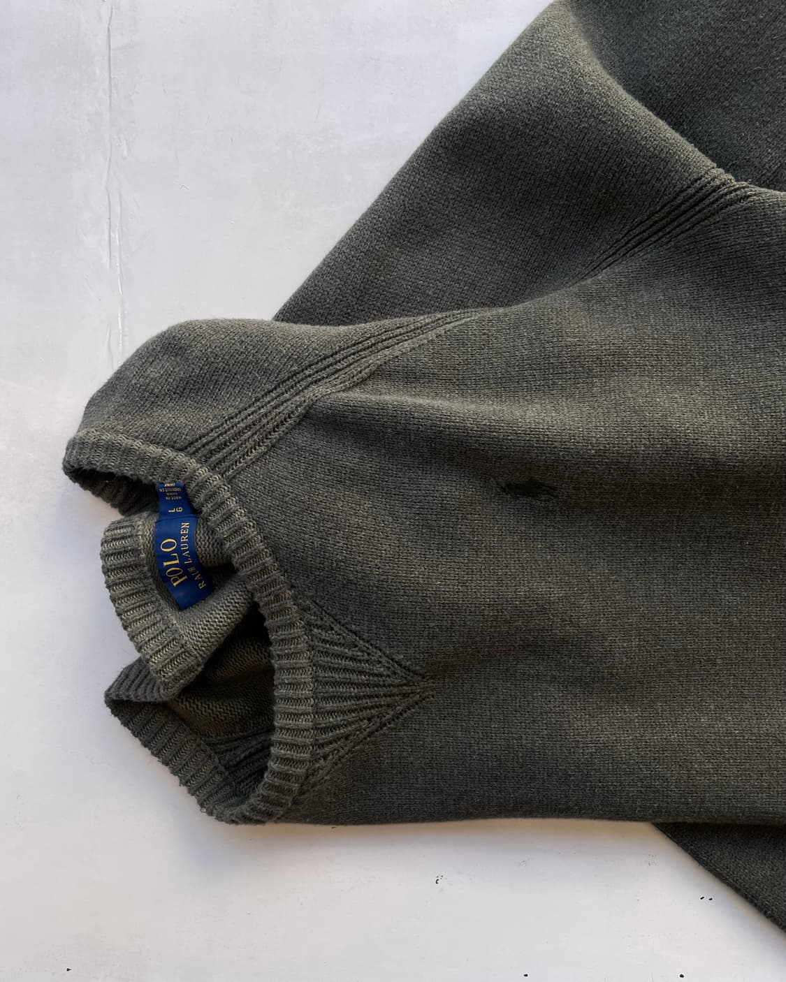 Polo RL Cotton Sweater L 폴로 코튼 니트 스웨터 상품이미지6