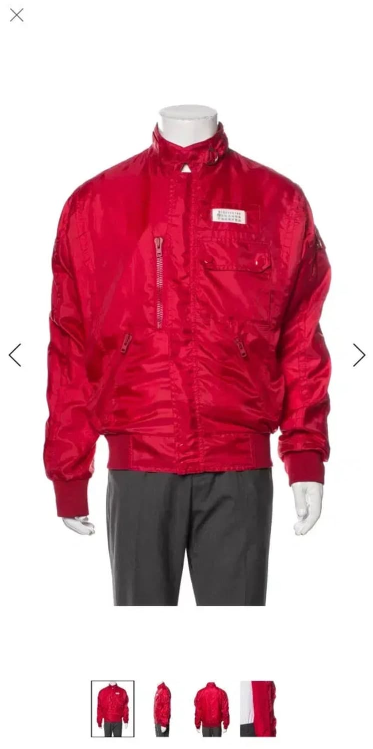 메종 마르지엘라 masion margiela 레드 윈드브레이커 상품이미지1