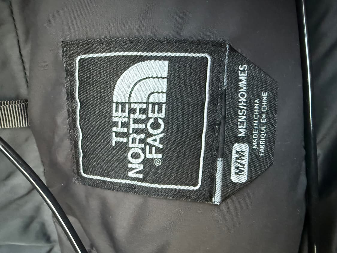 노스페이스 회색/검정 패딩 상품이미지5