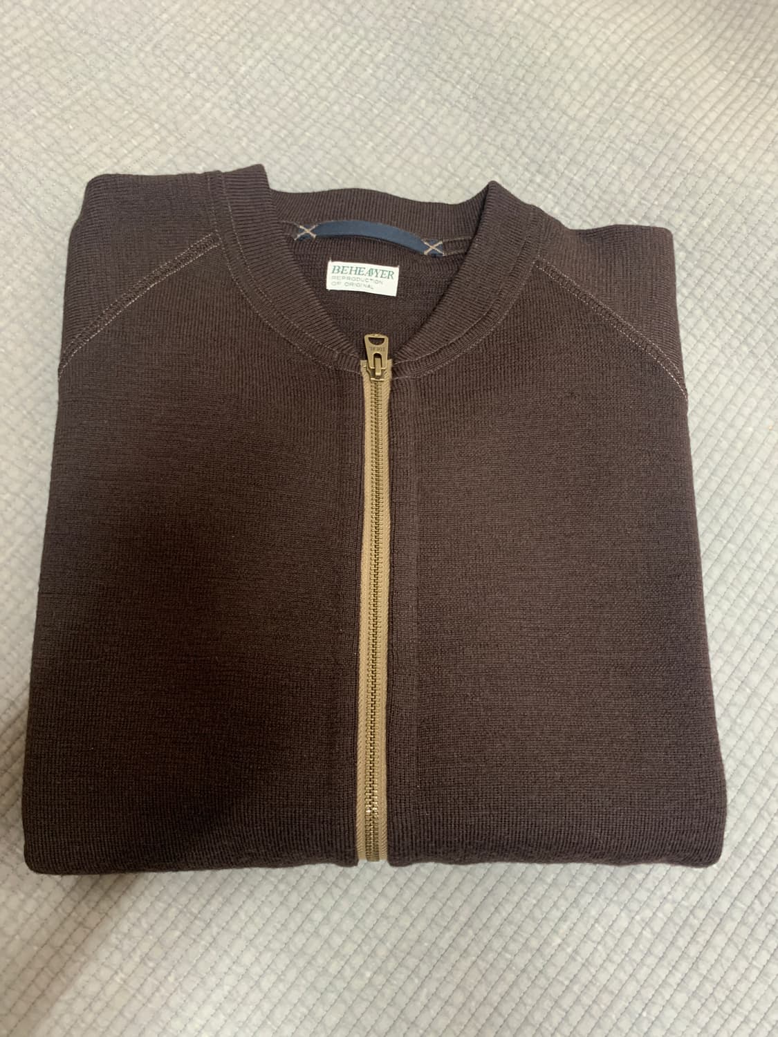 비헤비어  C2 FULL ZIP MIL CARDIGAN 3사이즈 상품이미지2