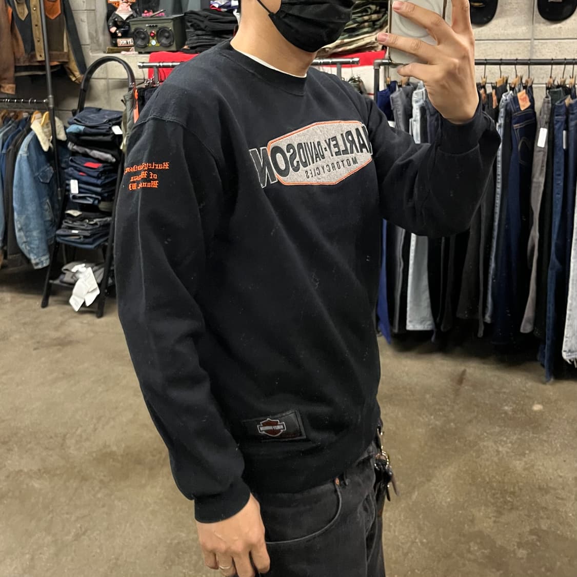 할리데이비슨 로고 맨투맨 (100) 상품이미지7