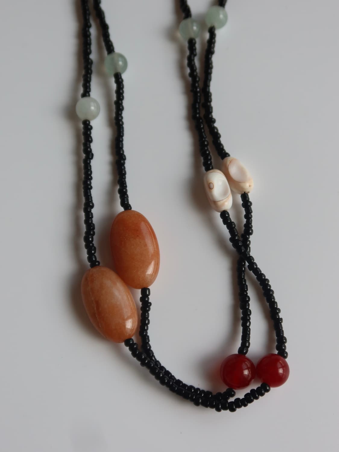 triple-layered bohemian bead necklace 상품이미지4