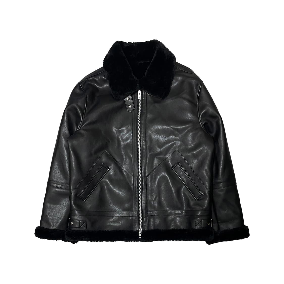 도프제이슨 솔리드 무톤 무스탕 자켓 상품이미지1