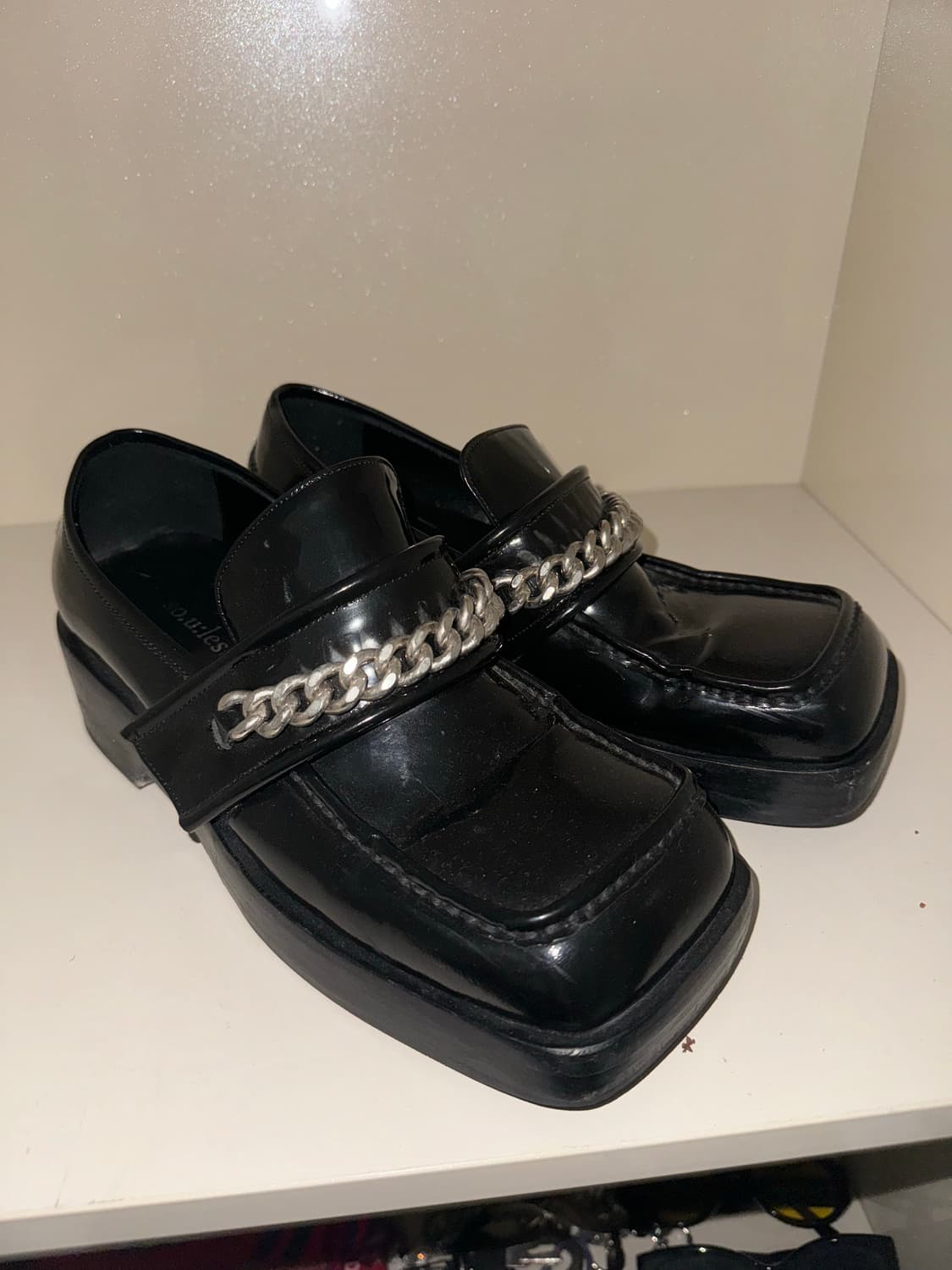 쏘유레슈어 스퀘어 더비 270 블랙 상품이미지1