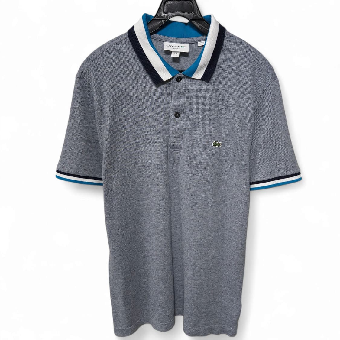 LACOSTE 라코스테 배색 반팔 카라티 남성95 상품이미지1