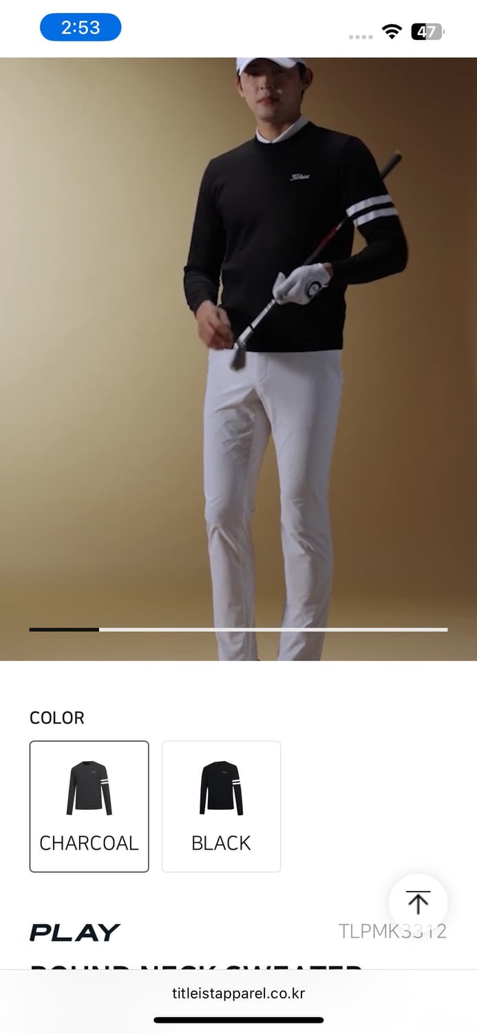 2024 타이틀리스트 골프 정품 니트 100 상품이미지3