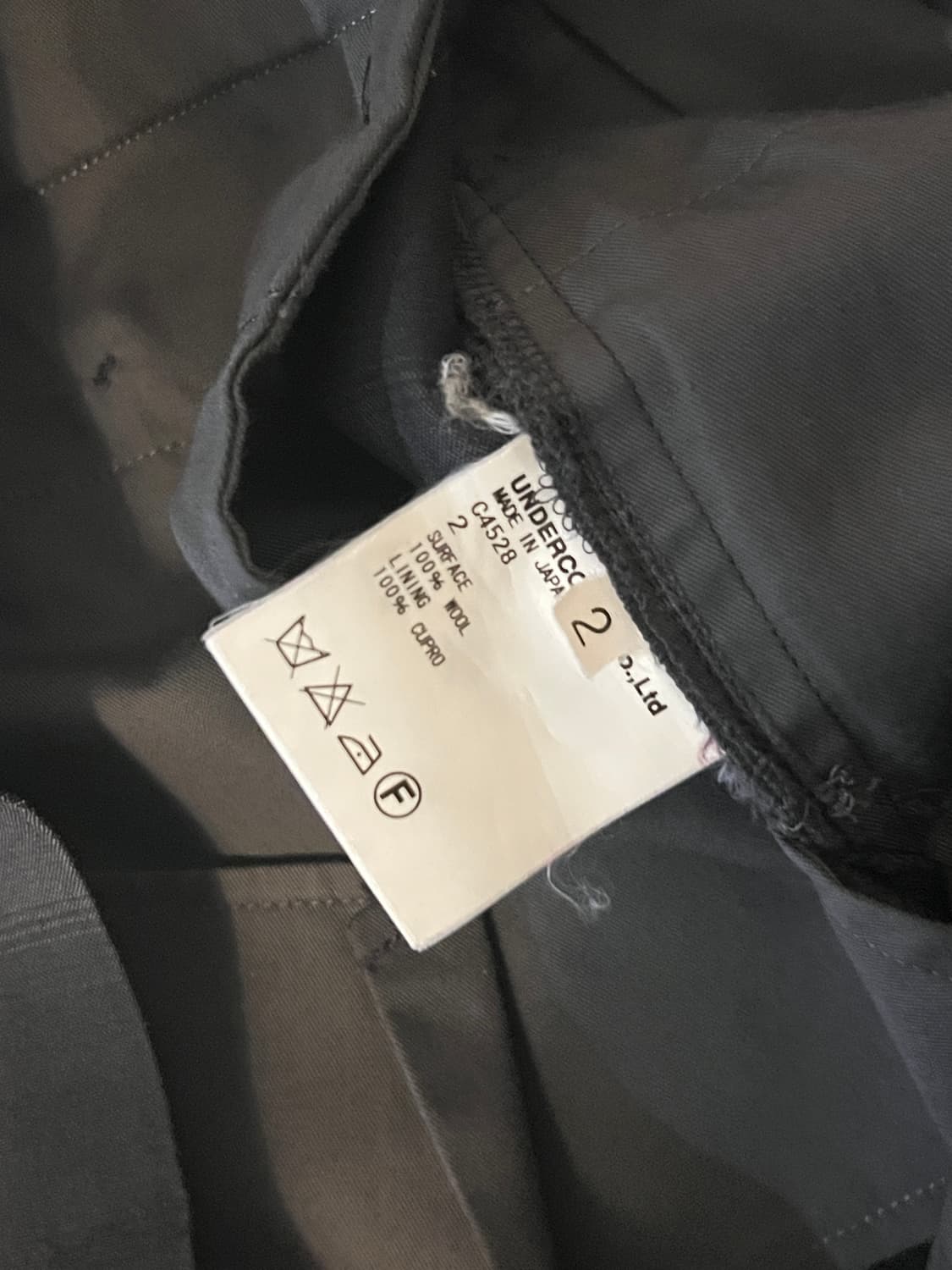 언더커버 09ss  "POPTONEZ 체크 슬랙스 상품이미지5