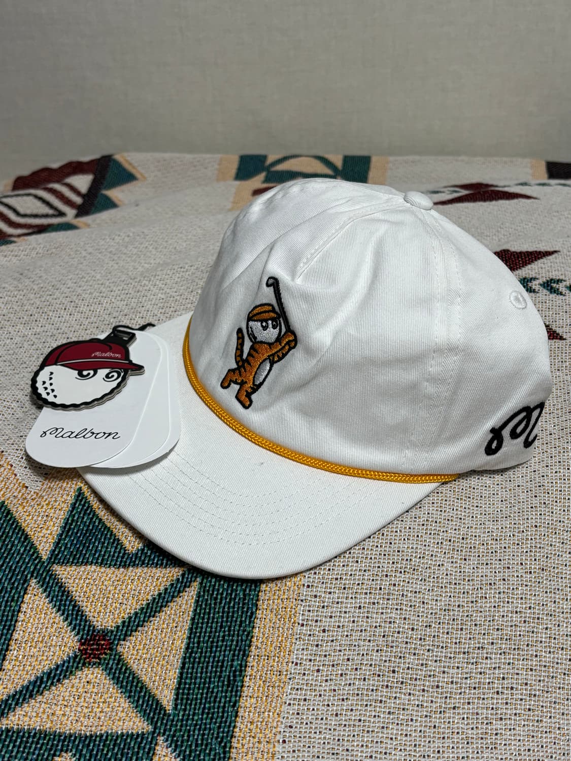 말본 골프 캡 (화이트) 상품이미지2