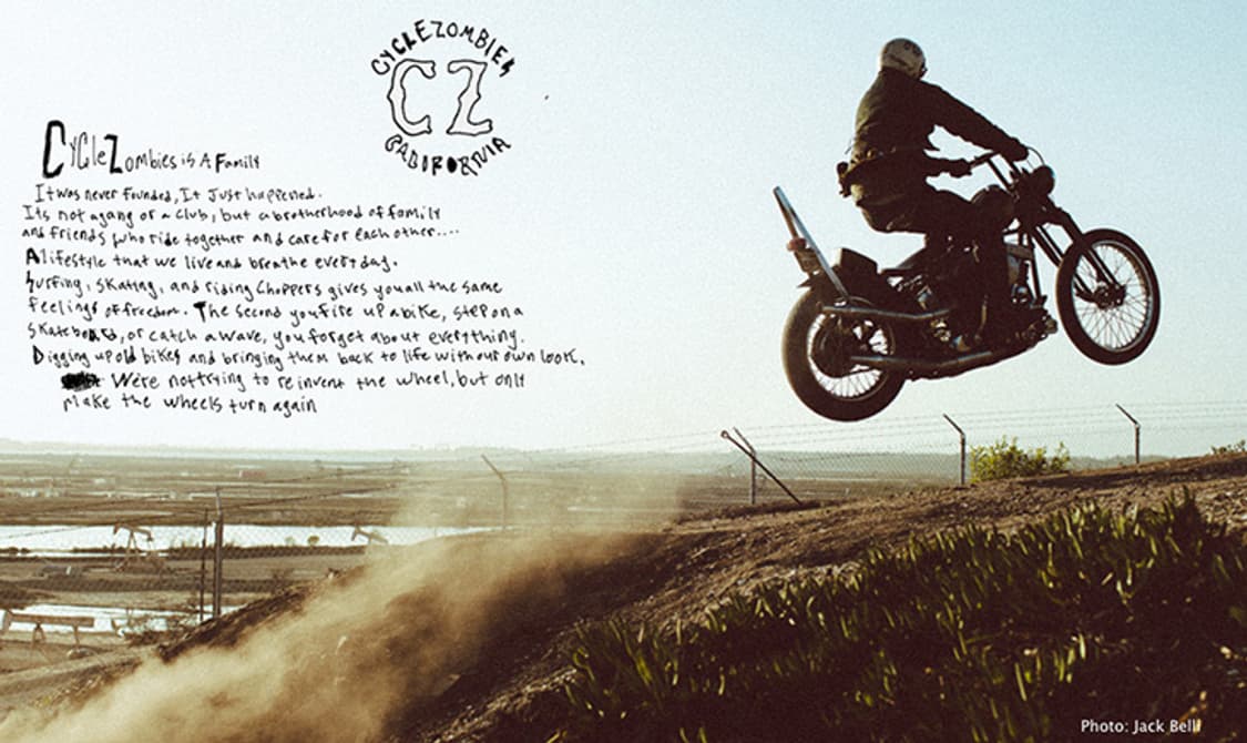 사이클좀비 미키마우스 그린 티셔츠 XL 모터사이클 서핑 스케이트 상품이미지6