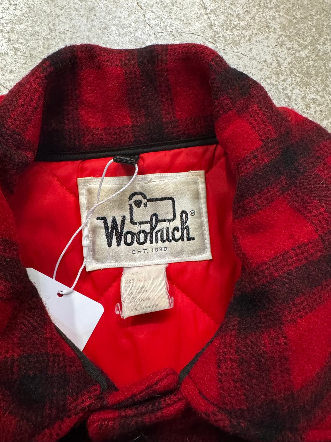 60s 울리치 버팔로체크 매키노 울 헌팅자켓 상품이미지4