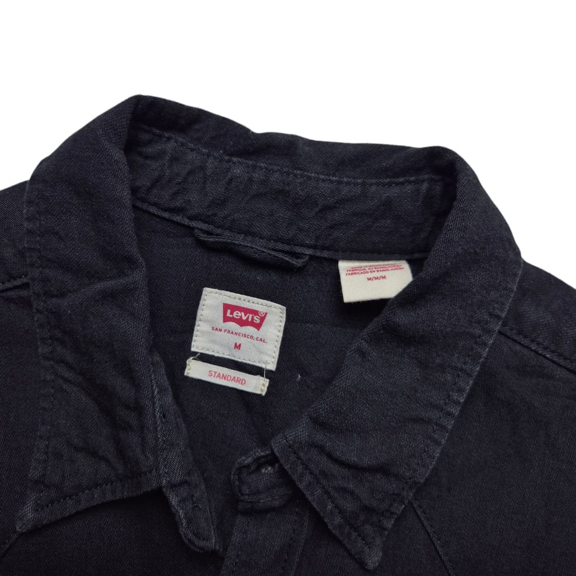 [M] 리바이스 바스토우 웨스턴 데님셔츠 블랙 상품이미지6