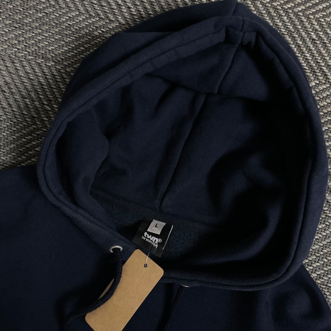 TWN 슬레이크 올드스쿨 네이비 후드 티셔츠o 4512 상품이미지5