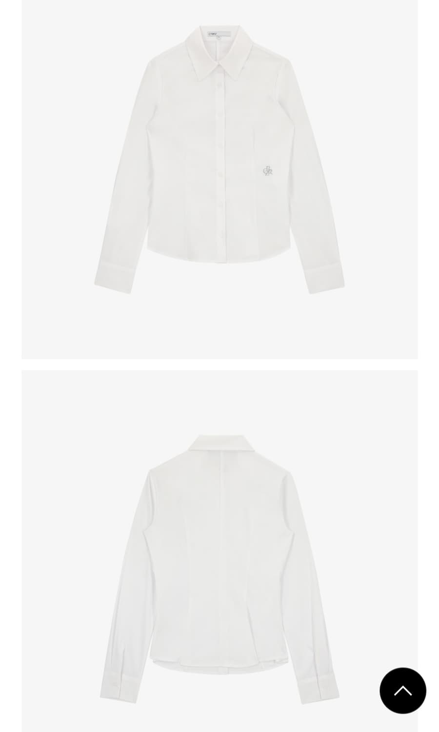 시티브리즈 링클 프리 슬림핏 셔츠 white S 상품이미지2