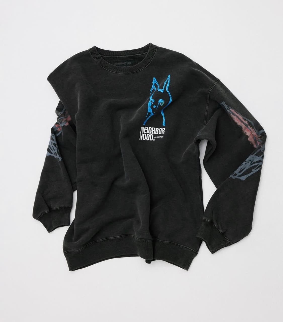 [XL] 네이버후드x퍼킹어썸 피그먼트 다이드 맨투맨 상품이미지2