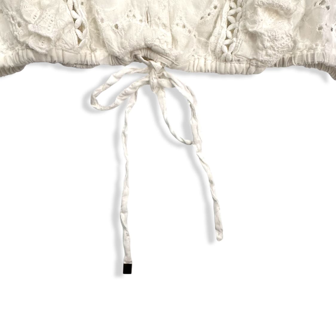 Eyelet Lace Girlish Blouse 상품이미지5