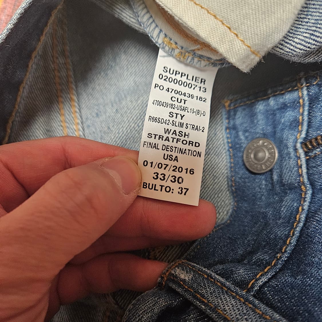 폴로 데님 / 슬림스트레이트 / 33~34 상품이미지6