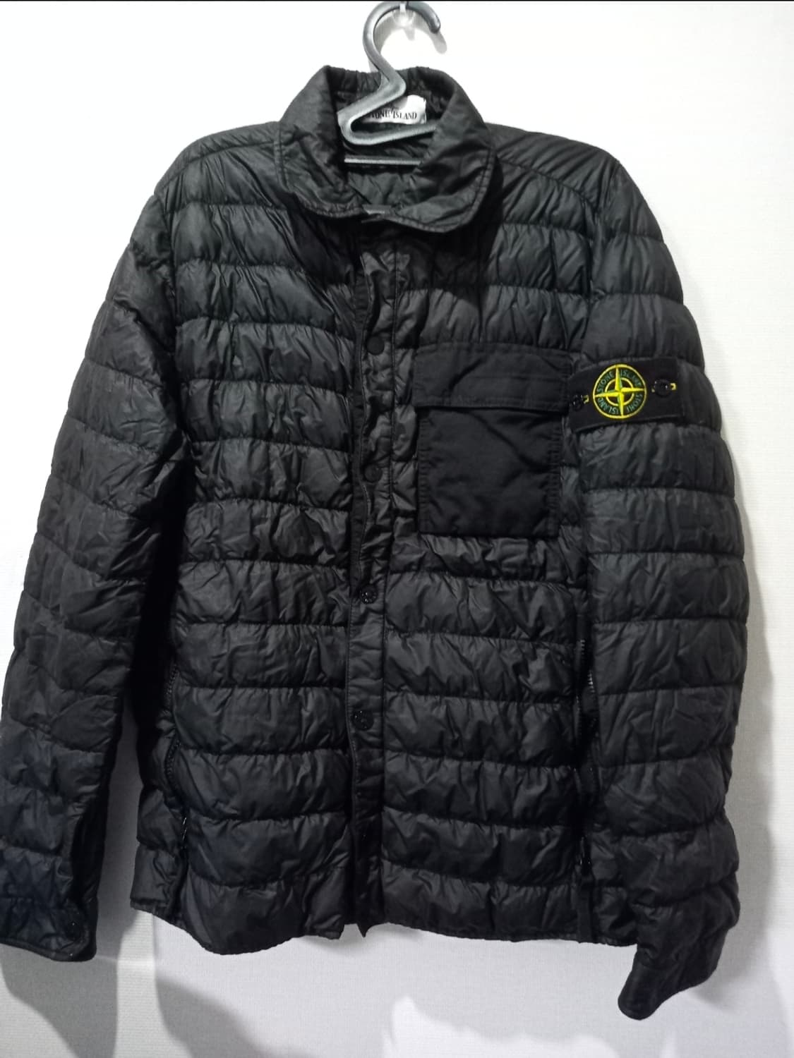 정품 스톤아일랜드 가먼트 다이드 마이크로 다운 경량패딩 95/M 상품이미지1