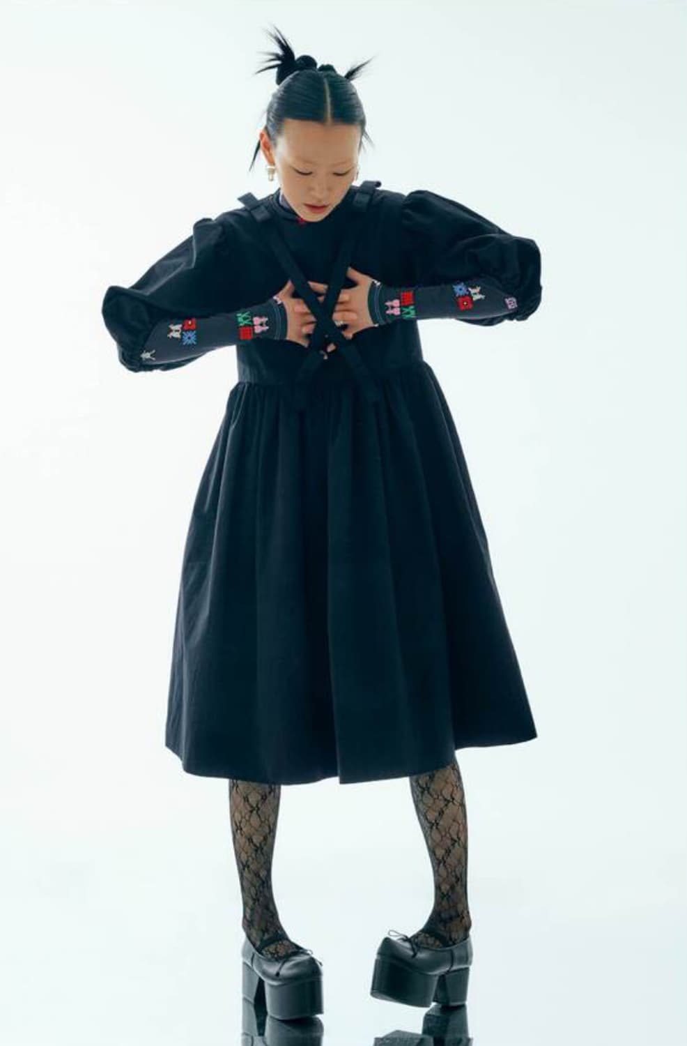 MINJUKIM PUFF MINI DRESS - BLACK (가격제안!) 상품이미지1