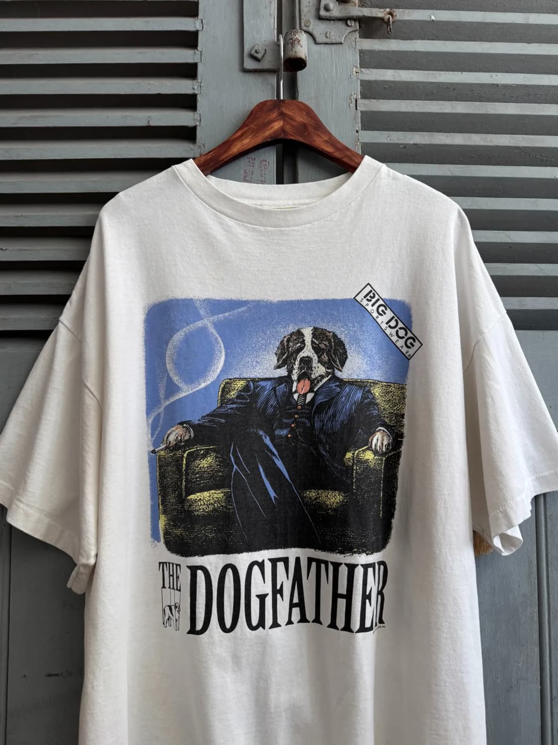 [2XL]BIG DOGS USA THE DOGFATHER 프린팅 티셔츠 상품이미지1