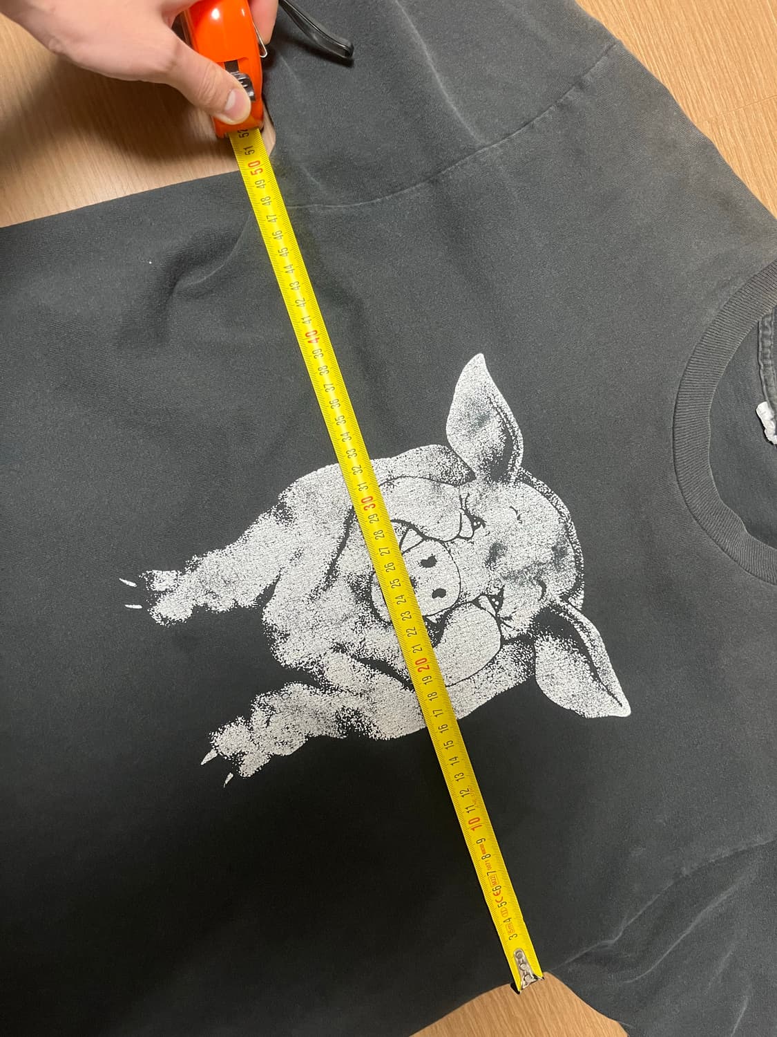 90s 빈티지 돼지 티셔츠 erd 앙팡리쉬데프리메 상품이미지3