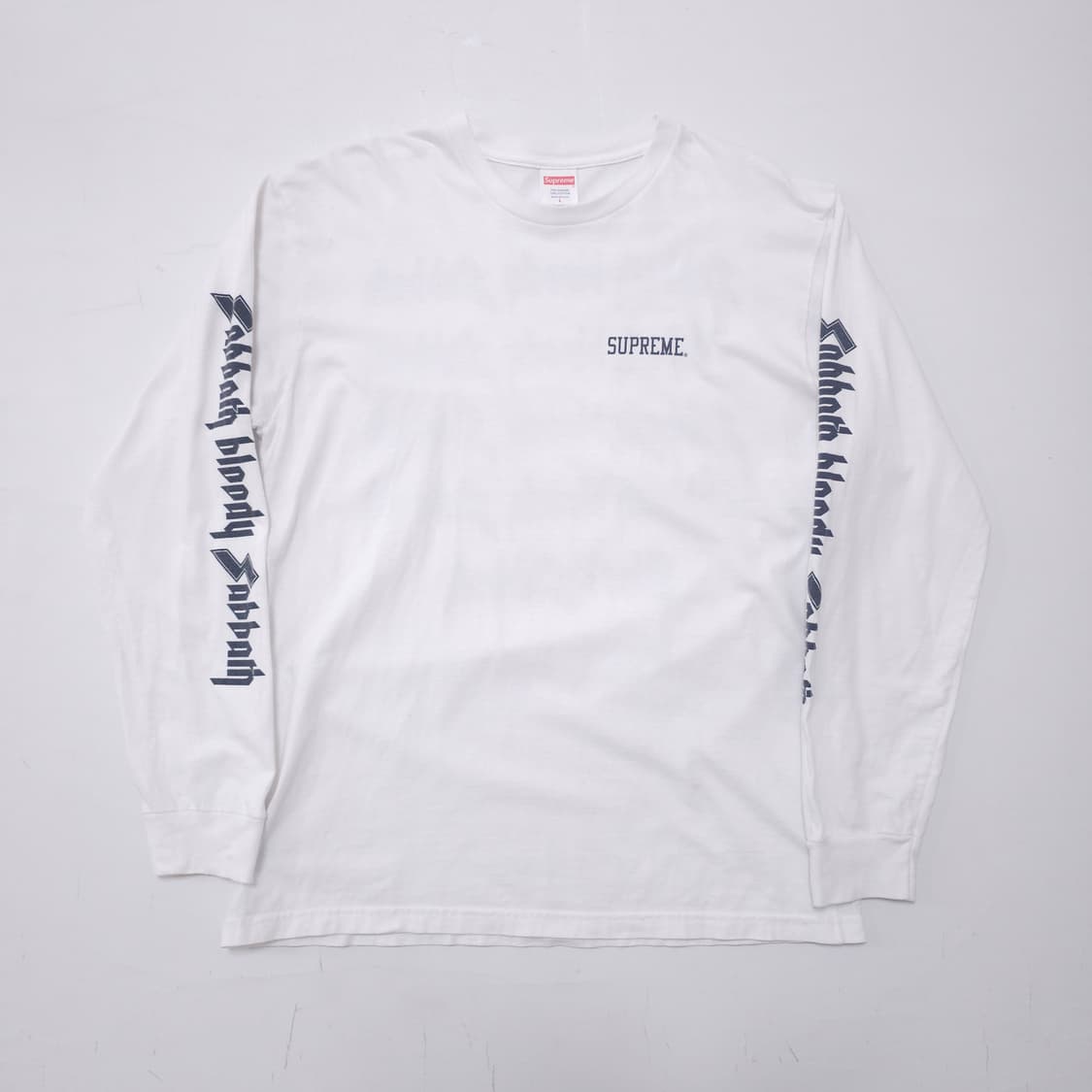 슈프림 블랙 사바스 롱슬리브 상품이미지1