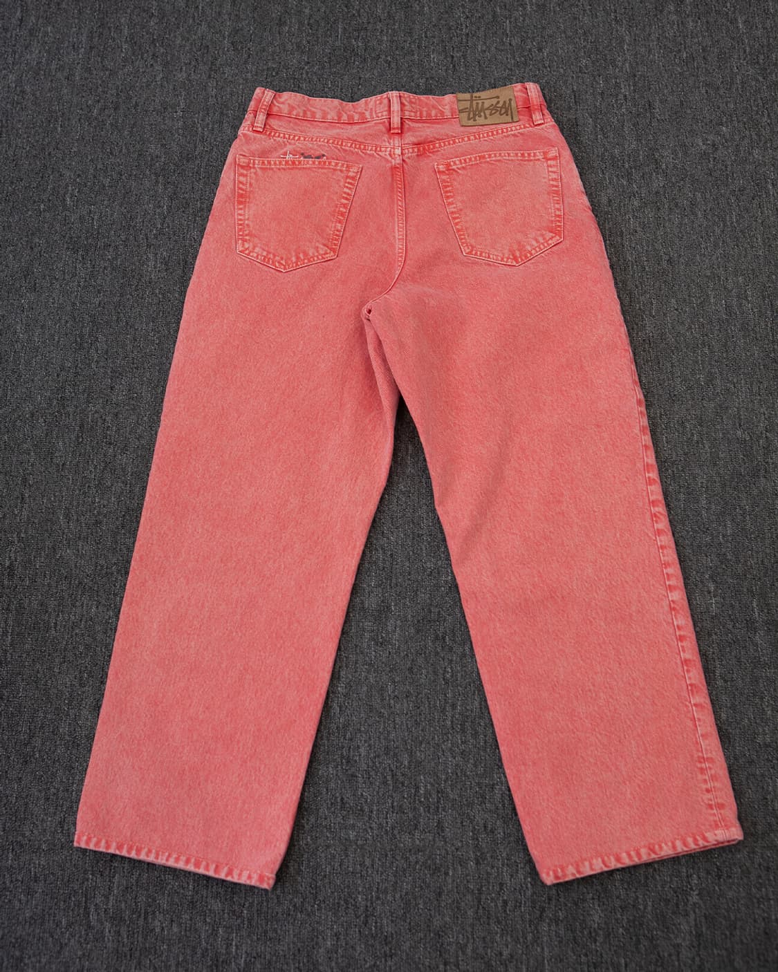 스투시 빅올진 타이다이 워시드 핑크 데님팬츠 상품이미지6
